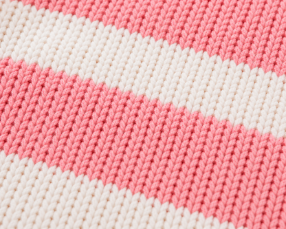 Oversized Striped Knit Sweater
