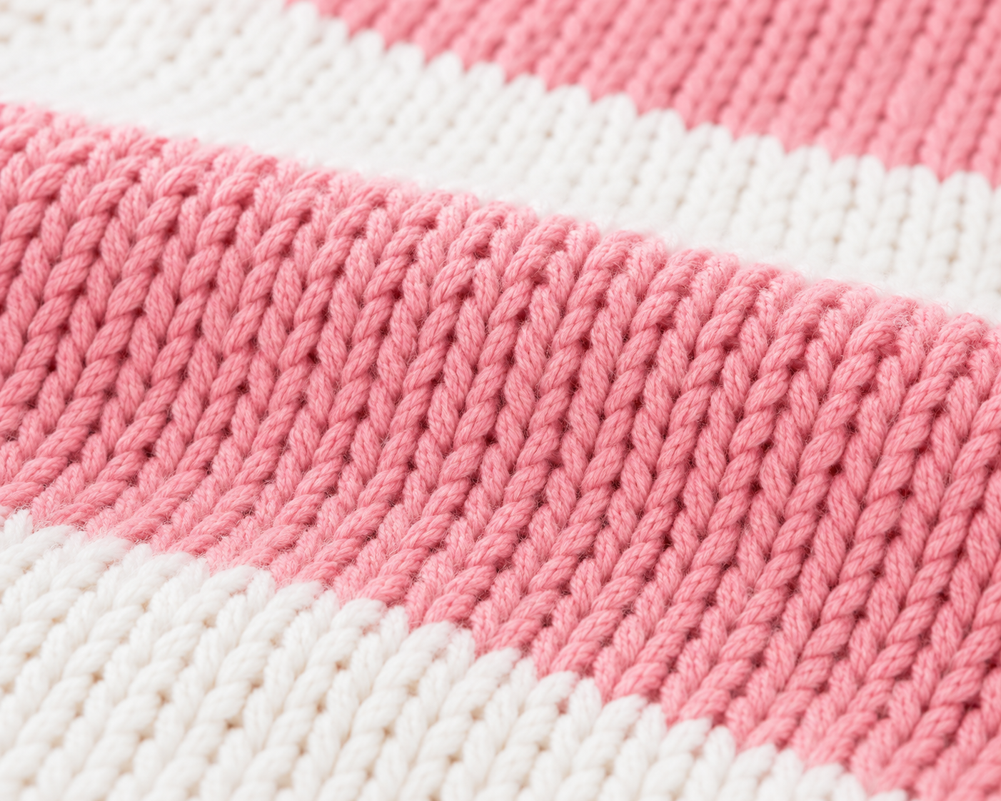 Oversized Striped Knit Sweater